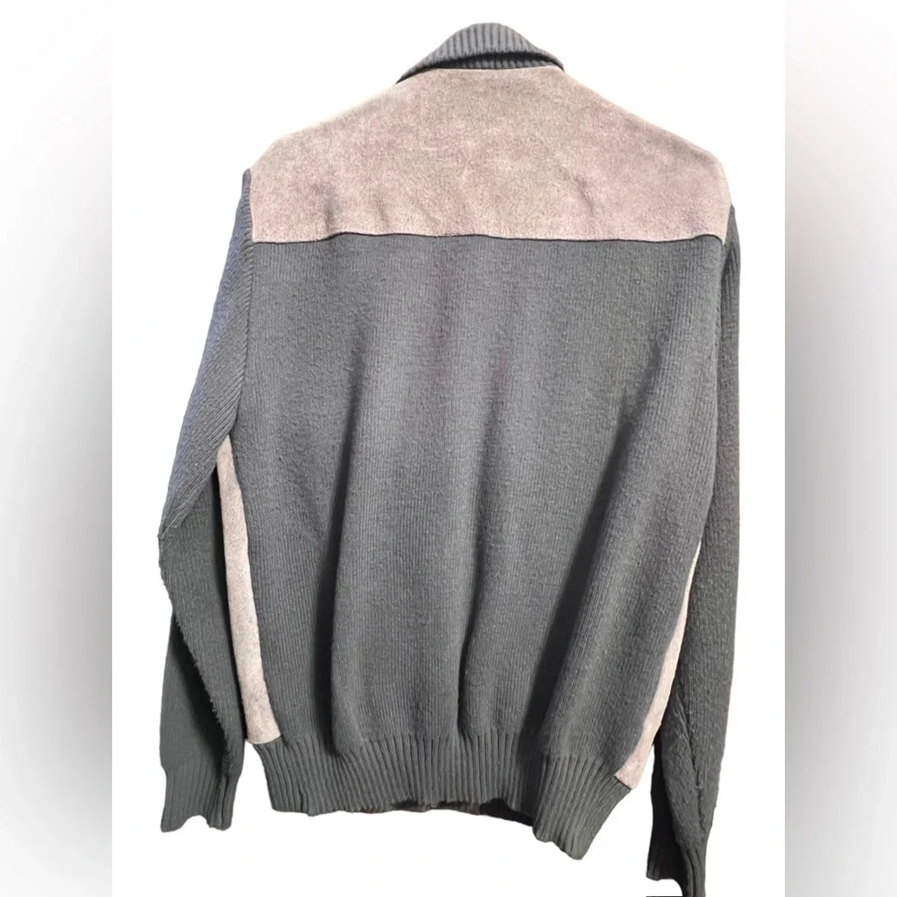 Vintage Oakton Ltd Leather & Sweater Jacket - Picture 4 of 7